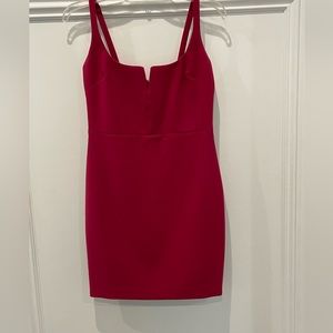 Fuschia Likely mini dress